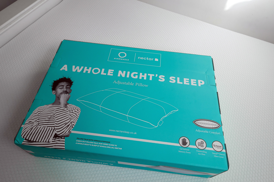 Nectar Whole Night’s Sleep pillow box